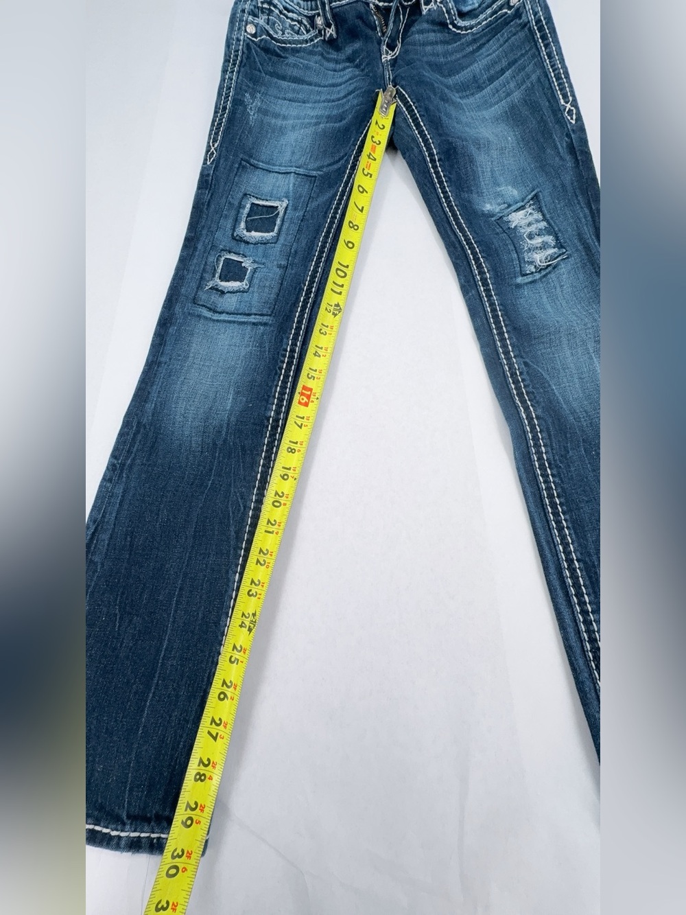 Rock Revival blake Straight Denim jeans size 26 - Picture 6 of 13